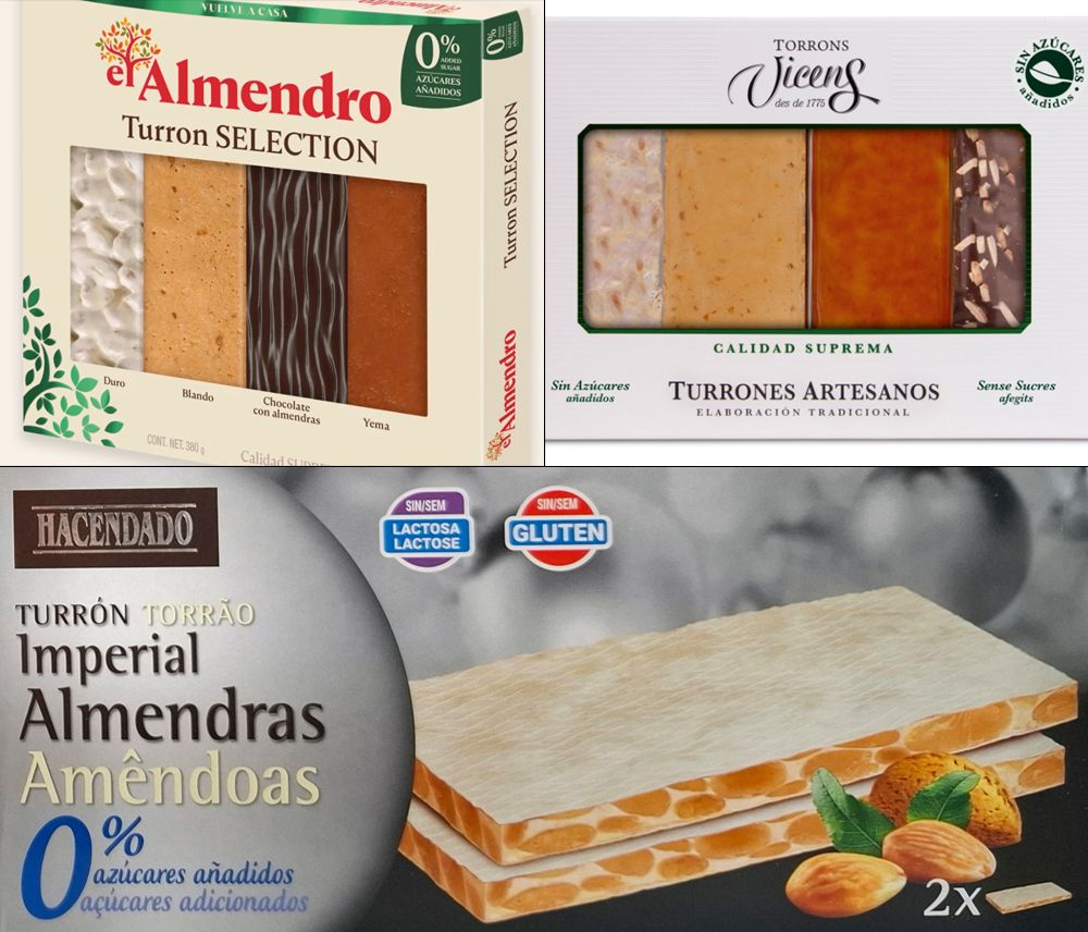 Muchas marcas de turrón llevan ya años ofrenciendo en su catálogo alternativas sin azúcar.