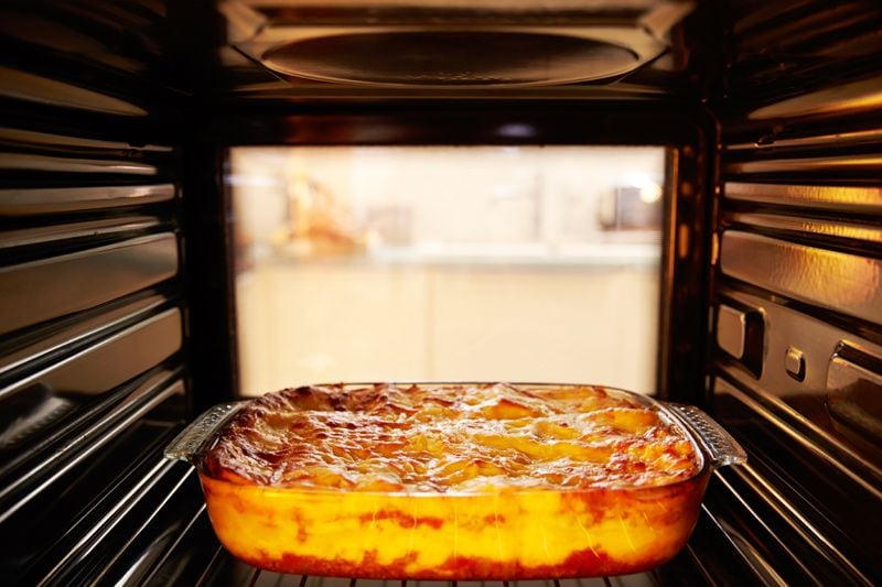 Lasaña en el horno