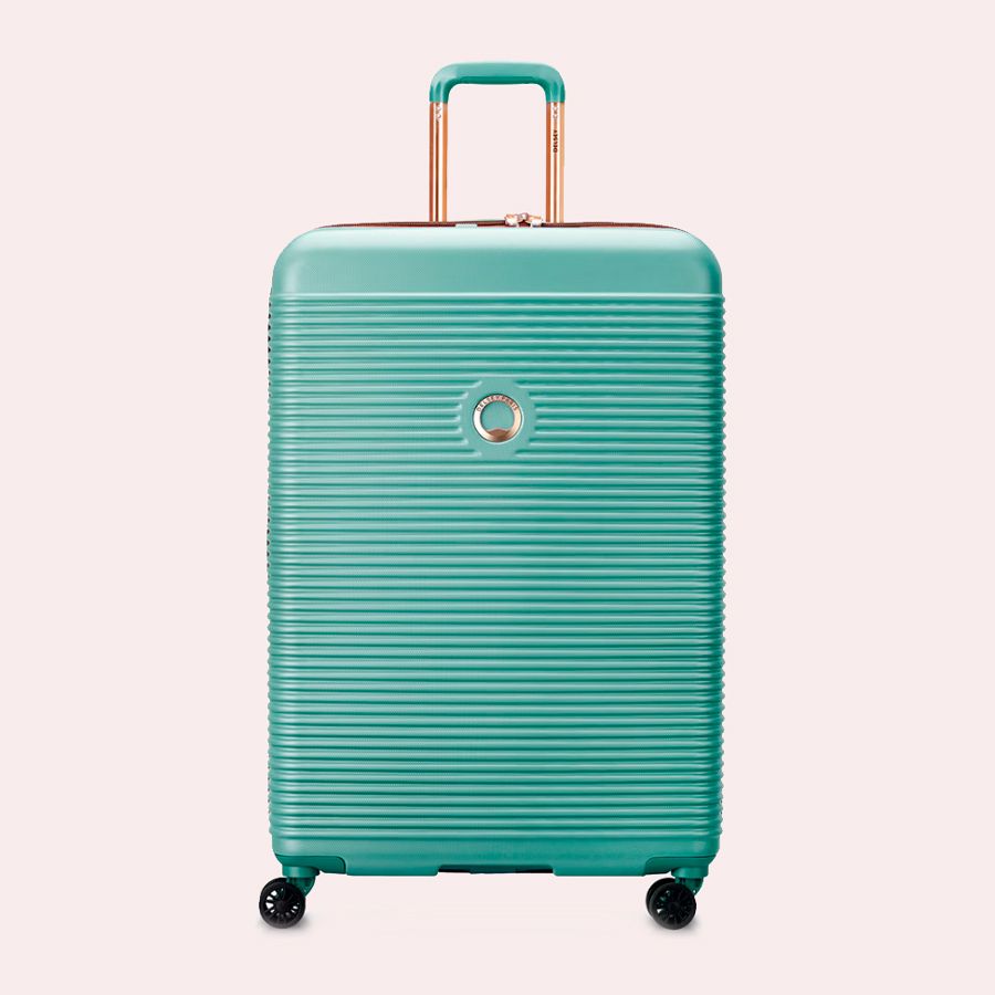 Freestyle maleta trolley grande 4 ruedas dobles 76cm Verde Delsey Paris