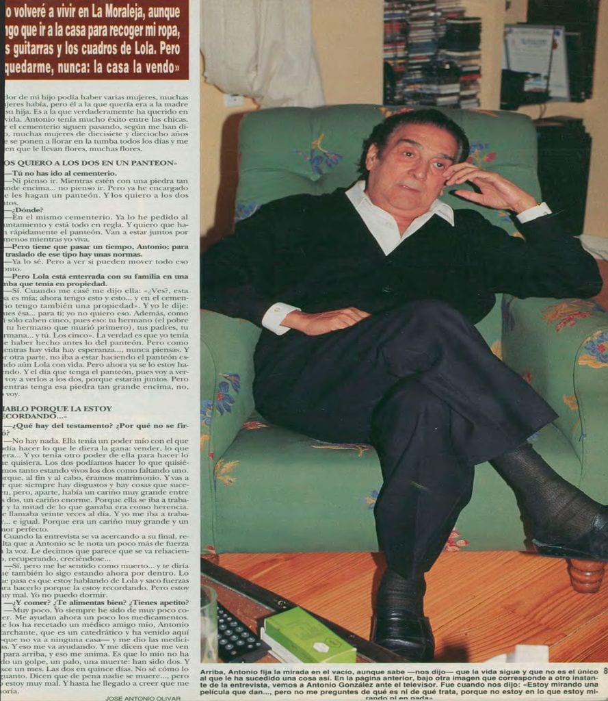 El Pescaílla en su entrevista en ¡HOLA!