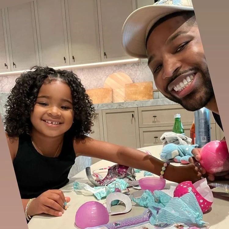 Tristan Thompson y su hija True