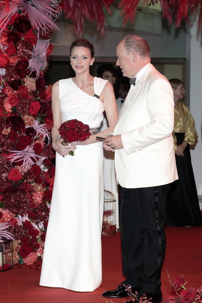 Alberto de Mónaco y Charlene de Mónaco en la gala de la Fórmula 1