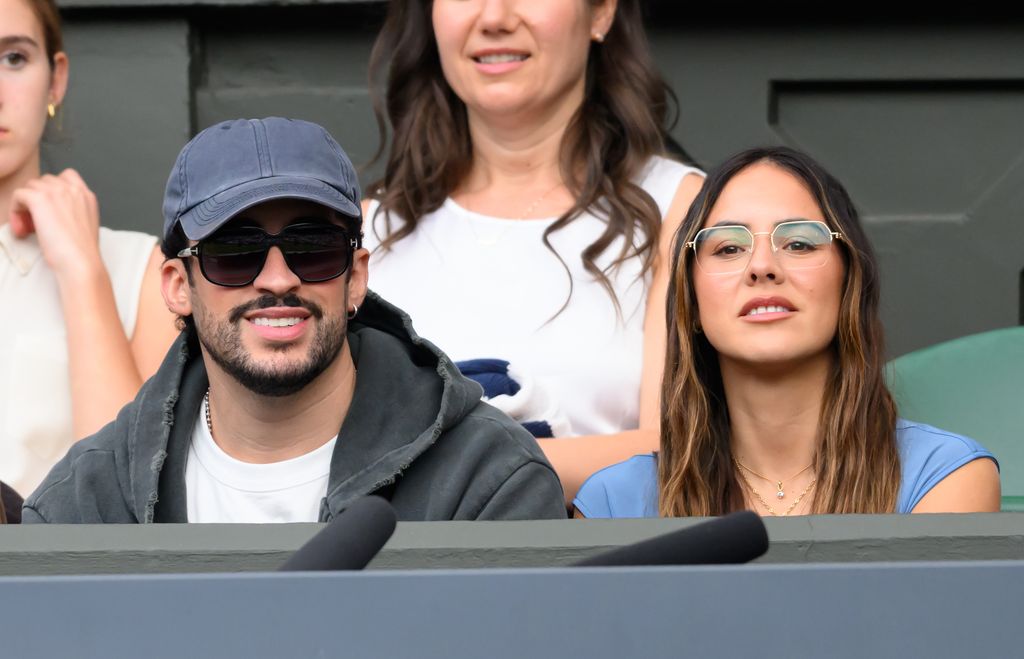 Bad Bunny y Gabriela Berlingeri sorprenden en las gradas de Wimbledon y se dejan ver como pocas veces