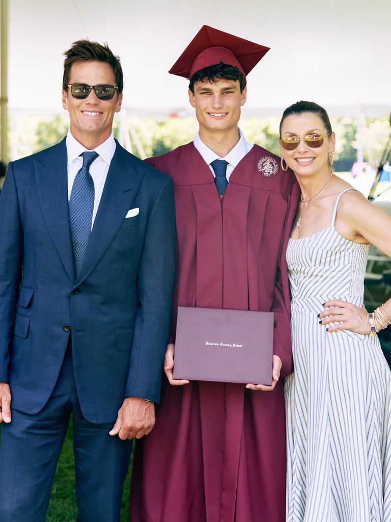 Tom Brady se reencuentra con su ex Bridget Moynahan en la graduación de su hijo