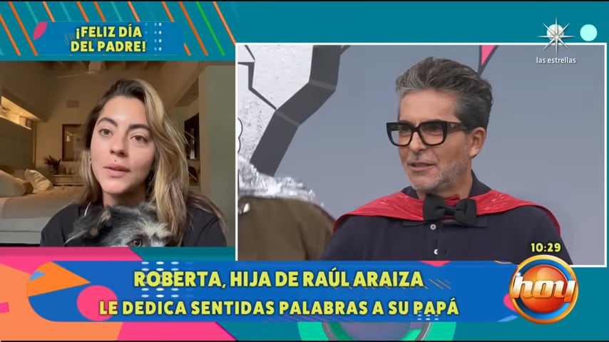 Roberta reapareció en una videograbación