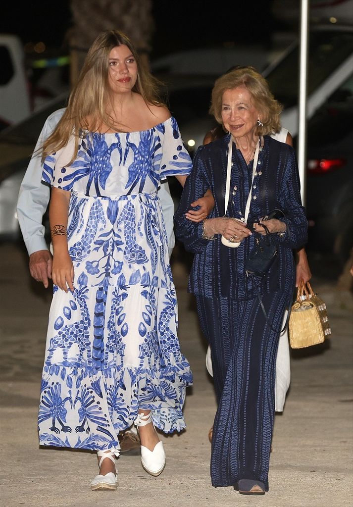 La infanta Sofía muy pendiente de su abuela en Mallorca, 2026.