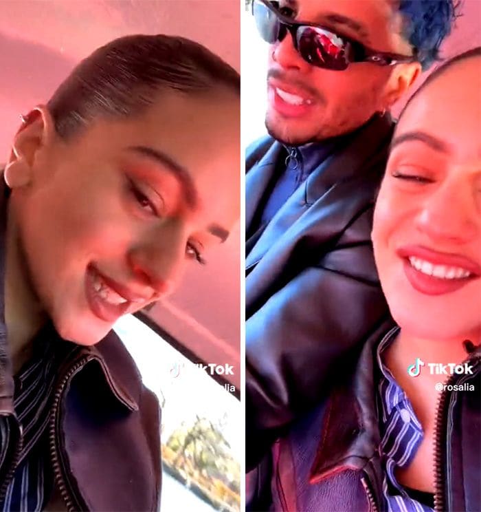 Rosalía y Rauw Alejandro en un vídeo