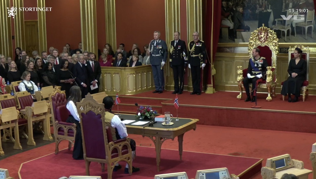 Primera Apertura del Parlamento del reinado de Haakon VIII