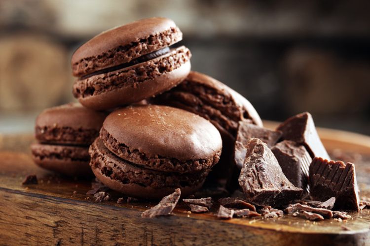 macarons-chocolate