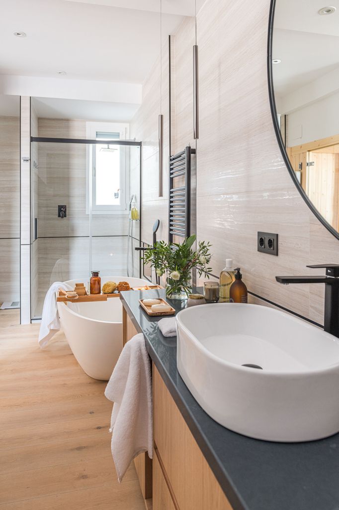 Baño con ventana. 