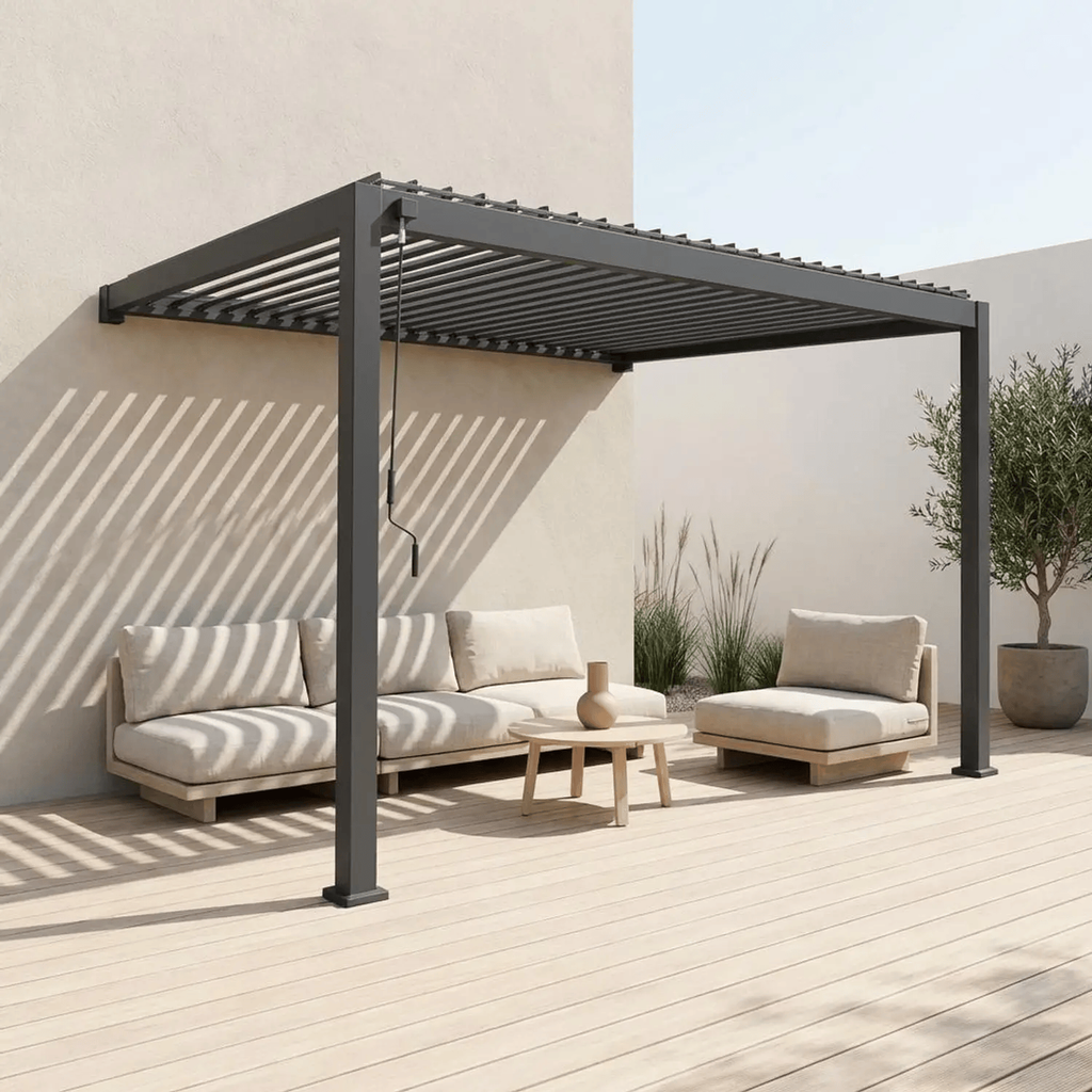 Pérgola adosada