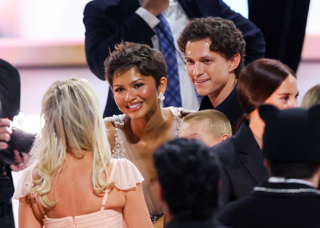 Zendaya and Tom Holland at the 78th Emmy Awards held at Peacock Theater on September 14, 2026 in Los Angeles, California. (Photo by Rich Polk/Variety via Getty Images)