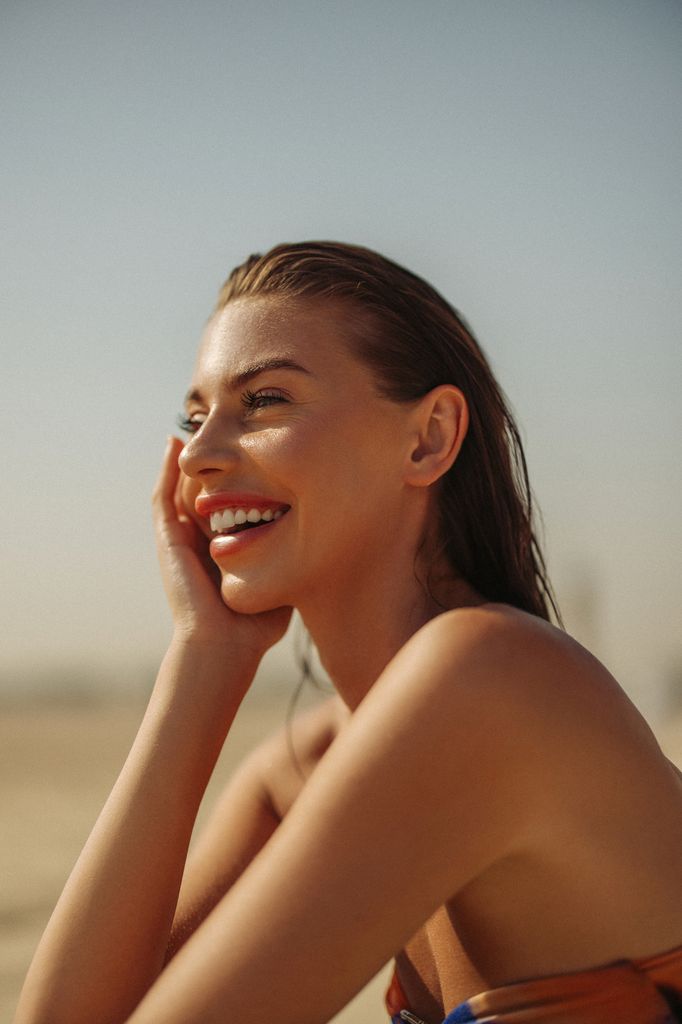 chica sonriendo