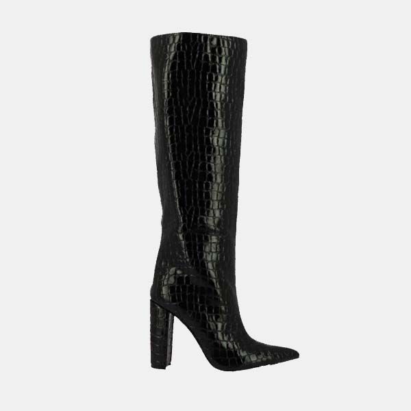 botas altas negras