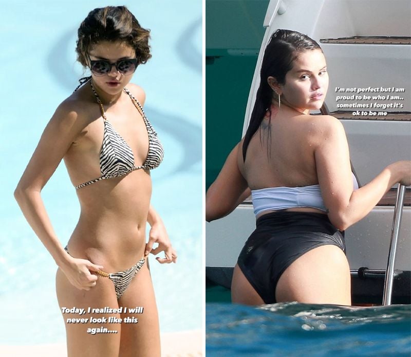 Selena Gómez reflexiona sobre el cambio de su cuerpo