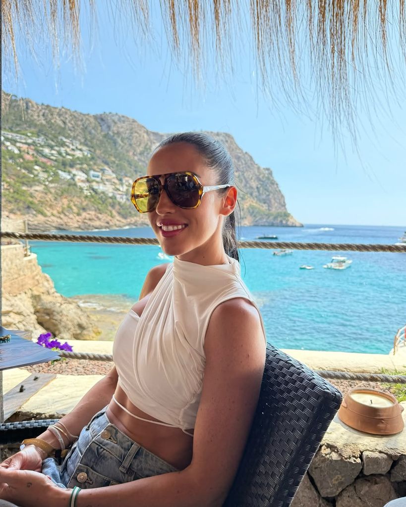 Ana Galocha en la playa