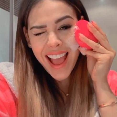 Danna Paola y los cuidados de la piel