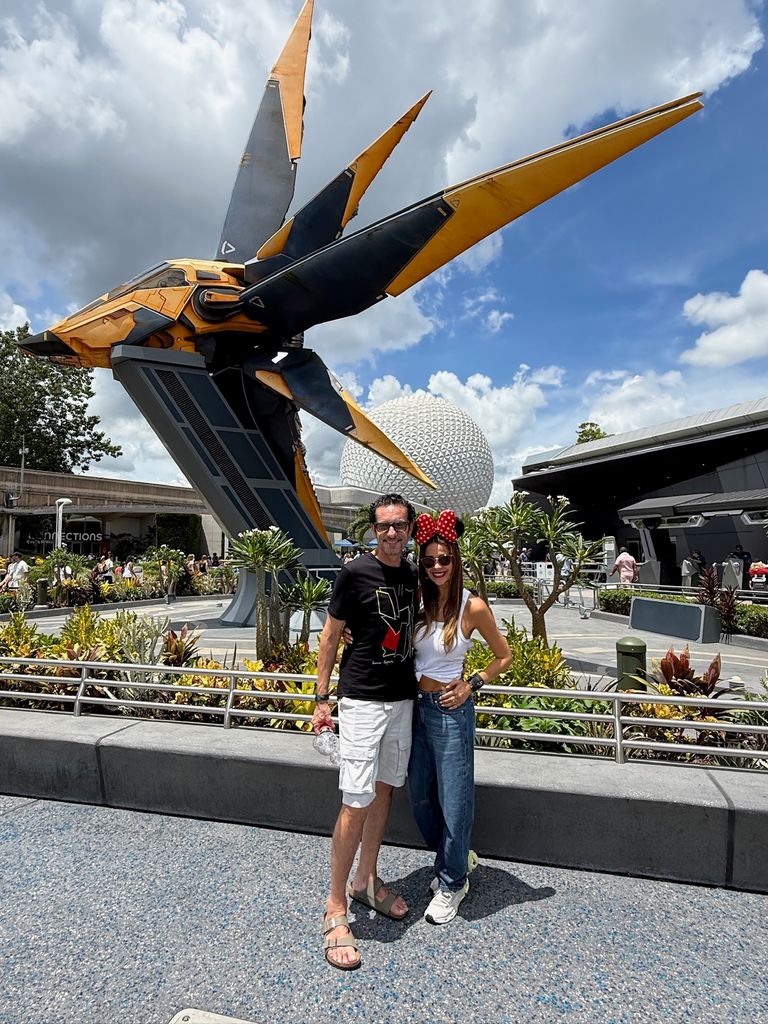 Miguel Varoni y Catherine Siachoque se divirtieron como niños durante este viaje por Kissimmee.