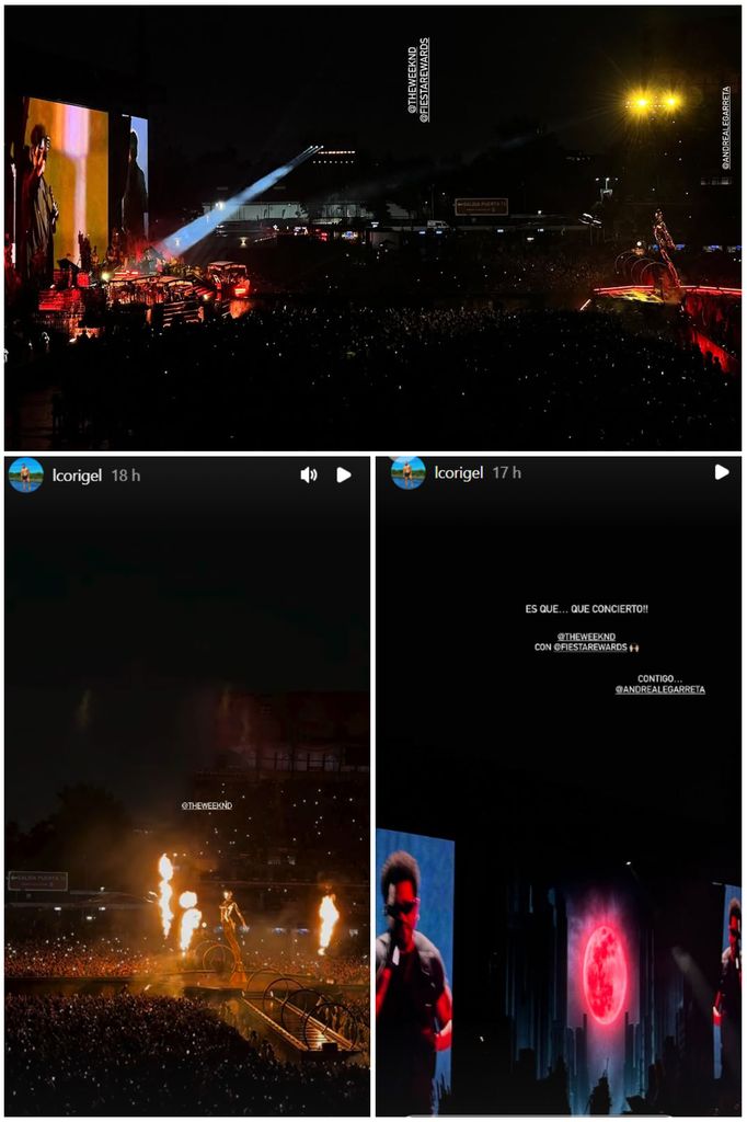 Luis Carlos Origel compartió vistazos del espectacular show de The Weeknd en la Ciudad fe México.
