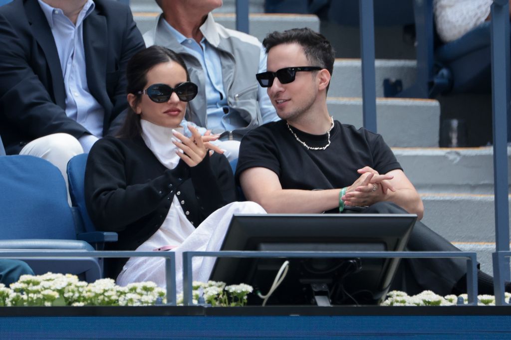 Rosalía en las gradas del US Open.