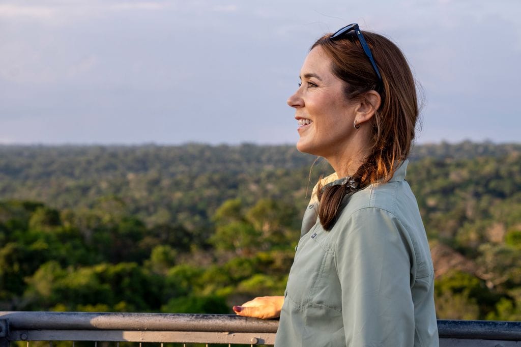 Mary de Dinamarca en un viaje a Brasil en octubre de 2024