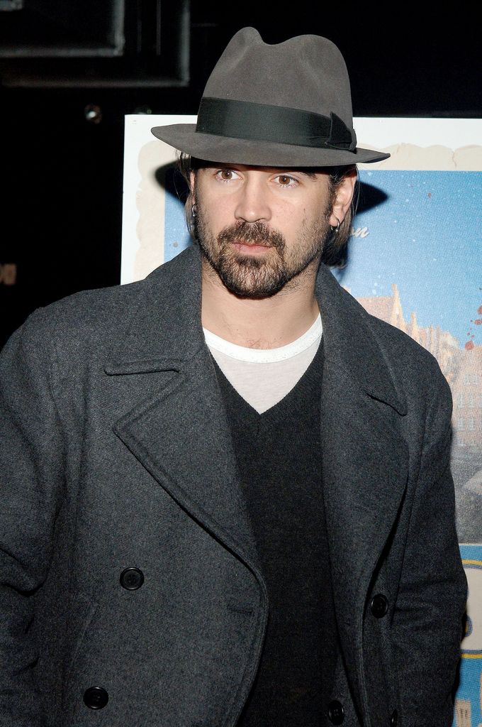 Colin Farrell en el estreno de In Bruges, febrero de 2008