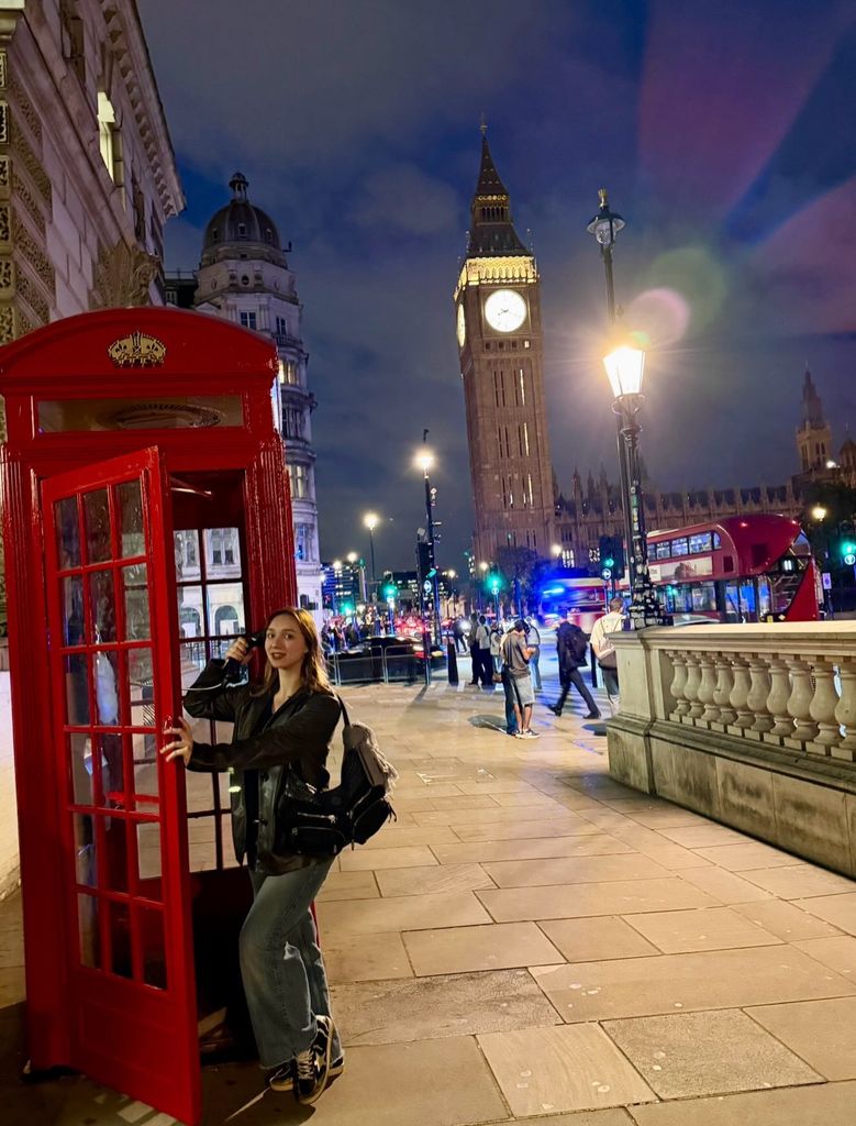 Nina Rubín se mudó hace semanas a Londres.