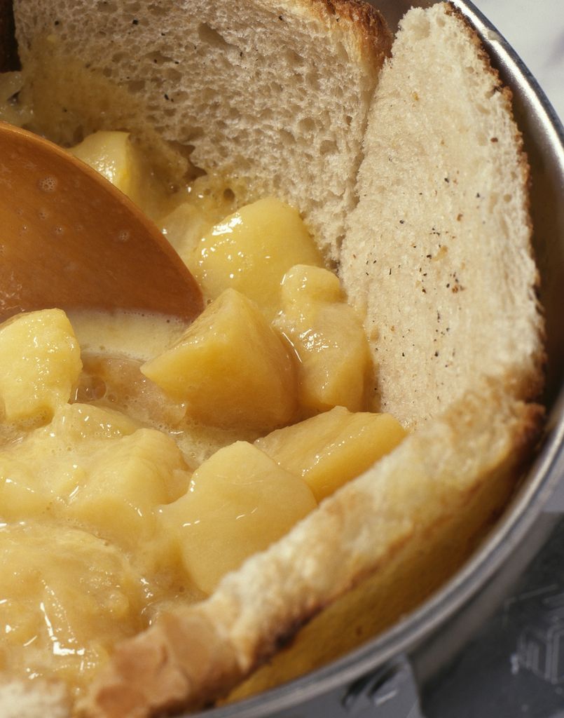 Relleno de manzana.
