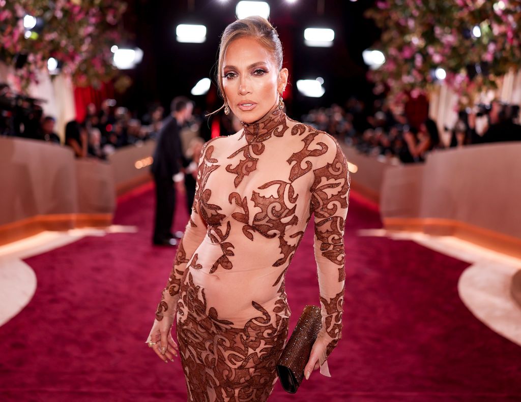 Jennifer Lopez en la gala de los Globos de Oro 2026 en The Beverly Hilton