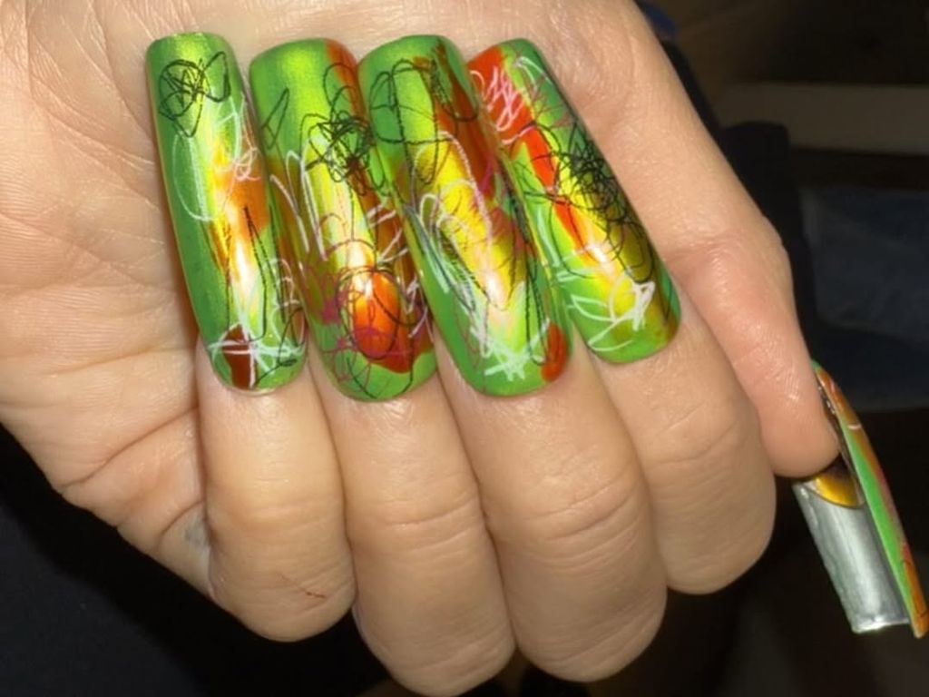 Las uñas más llamativas de Rosalía