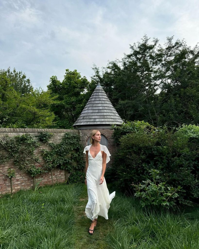 Olympia de Grecia con vestido de Chloe