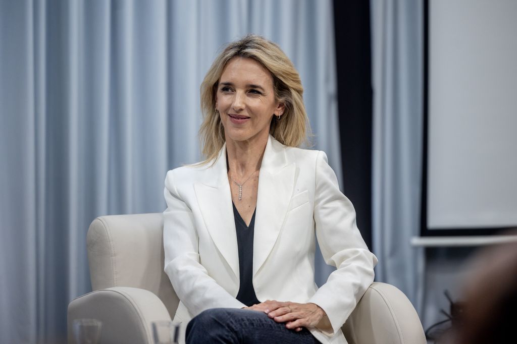 Cayetana Álvarez de Toledo durante la presentación del libro A calzón quitao, celebrada en el Círculo de Bellas Artes el 7 de abril de 2025, en Madrid
