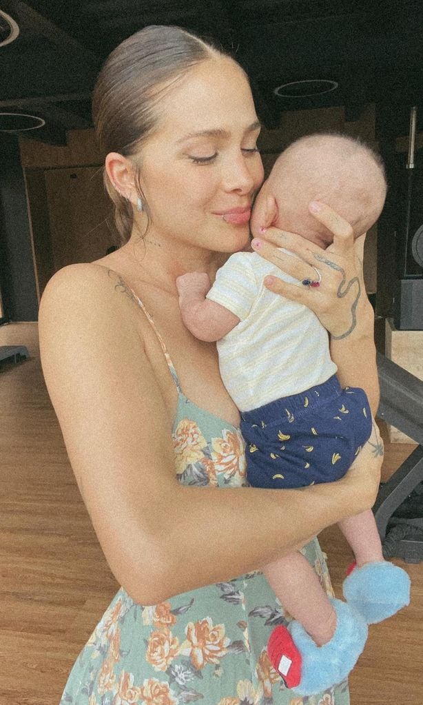 Greeicy y su bebé