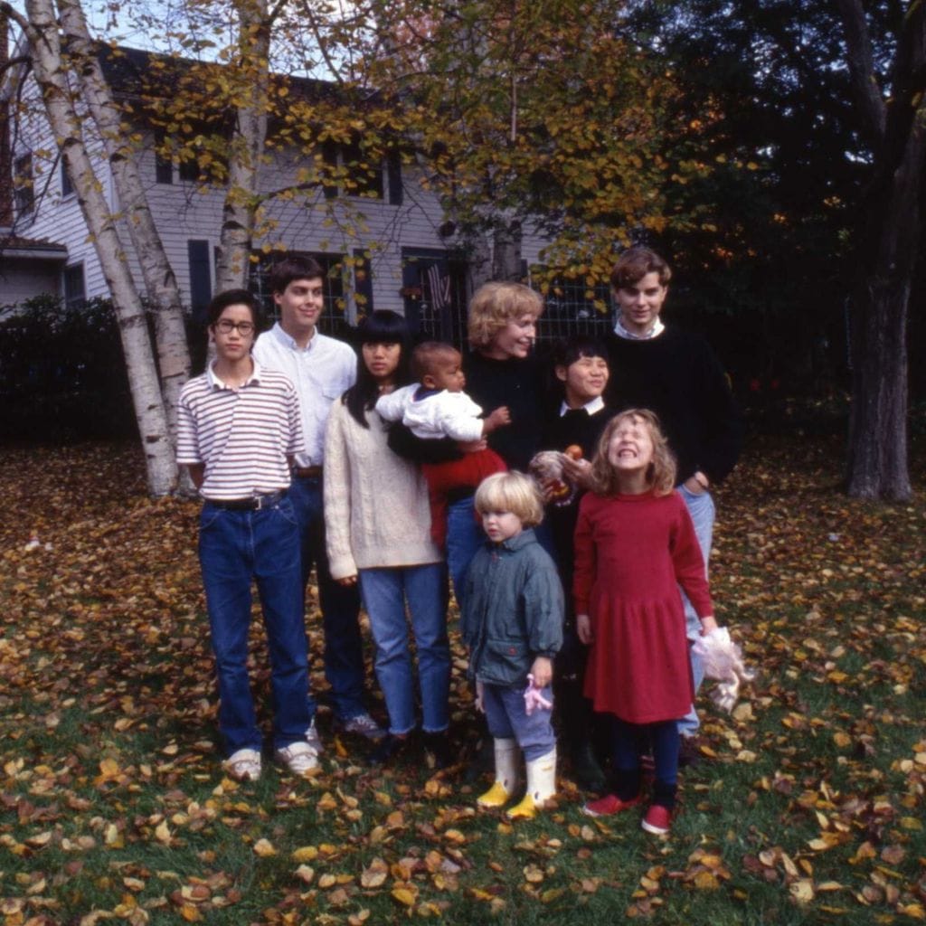 Mia Farrow habla en ¡HOLA! en noviembre de 1992
