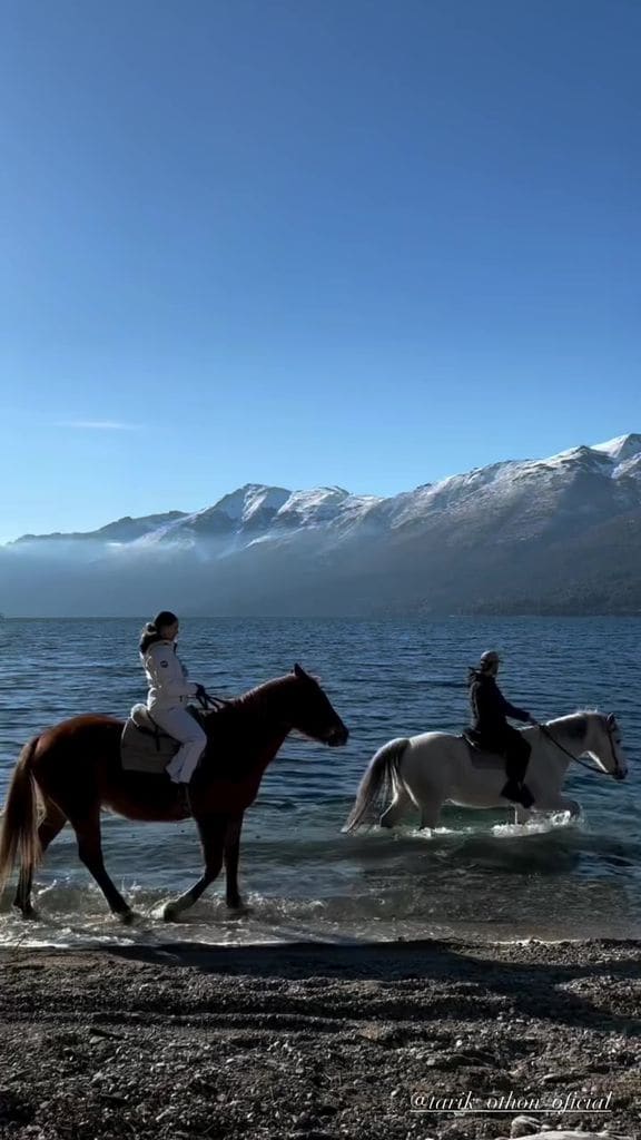 Mía Rubín y su novio Tarik han disfrutado de hermosos paisajes en Argentina. 