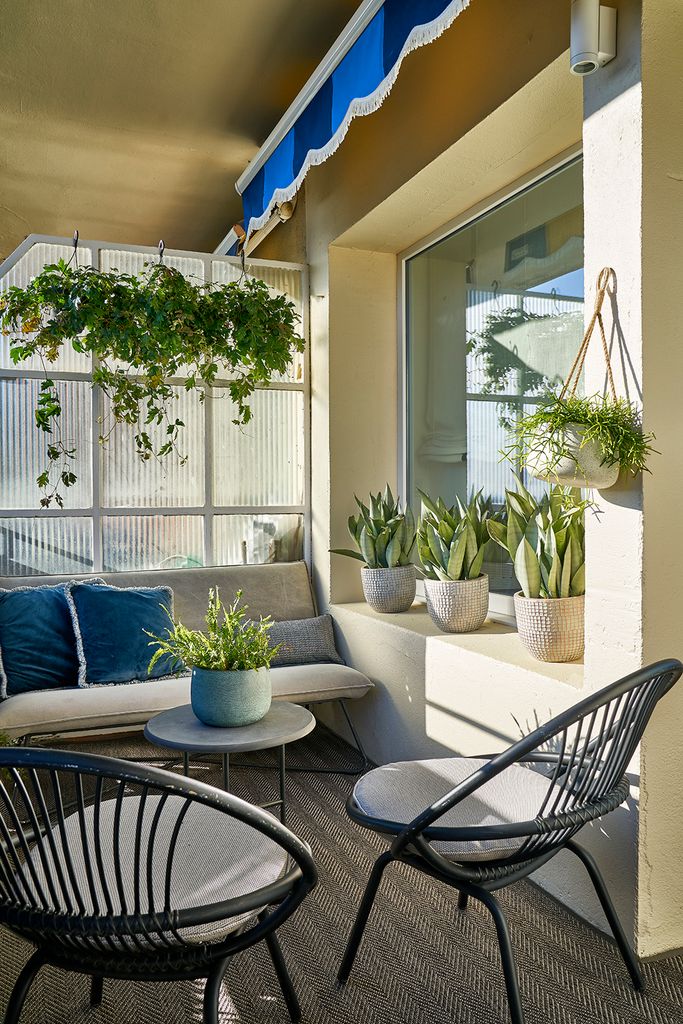 Terraza con zona de estar