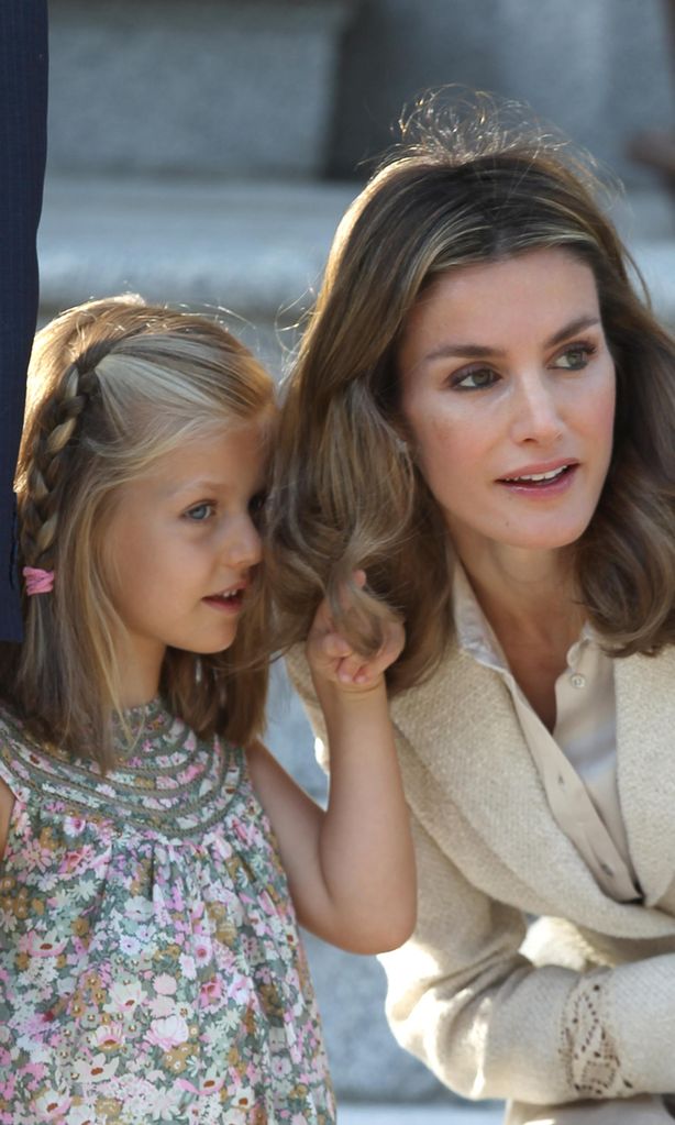 La reina Letizia y la princesa Leonor