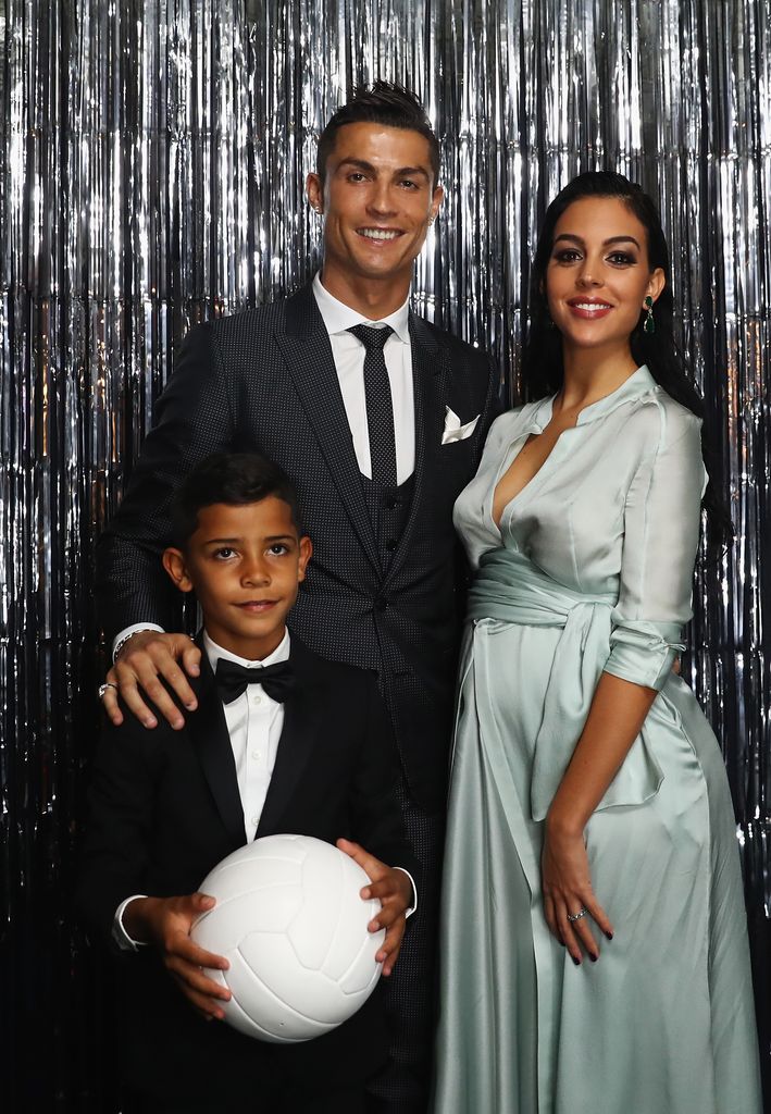 Cristiano Ronaldo, Georgina Rodríguez y Cristiano Ronaldo Jr