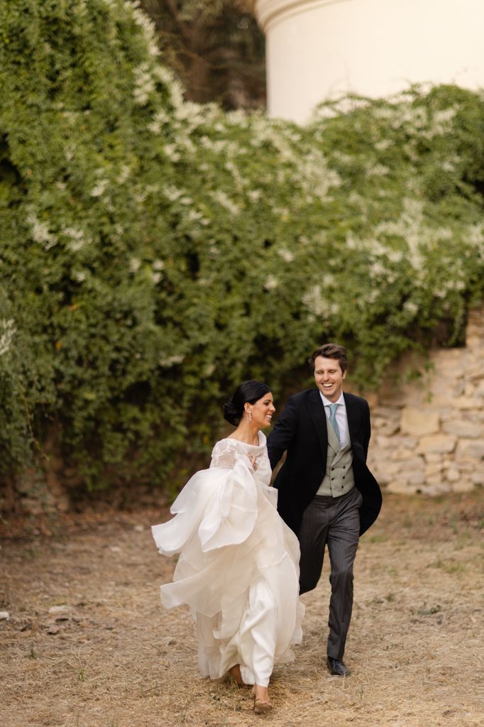 Vestido de novia diseñado por Sole Alonso para Lucía Suárez, fundadora de Deluem