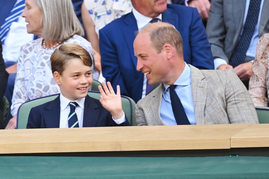 El príncipe William y su hijo, el príncipe George