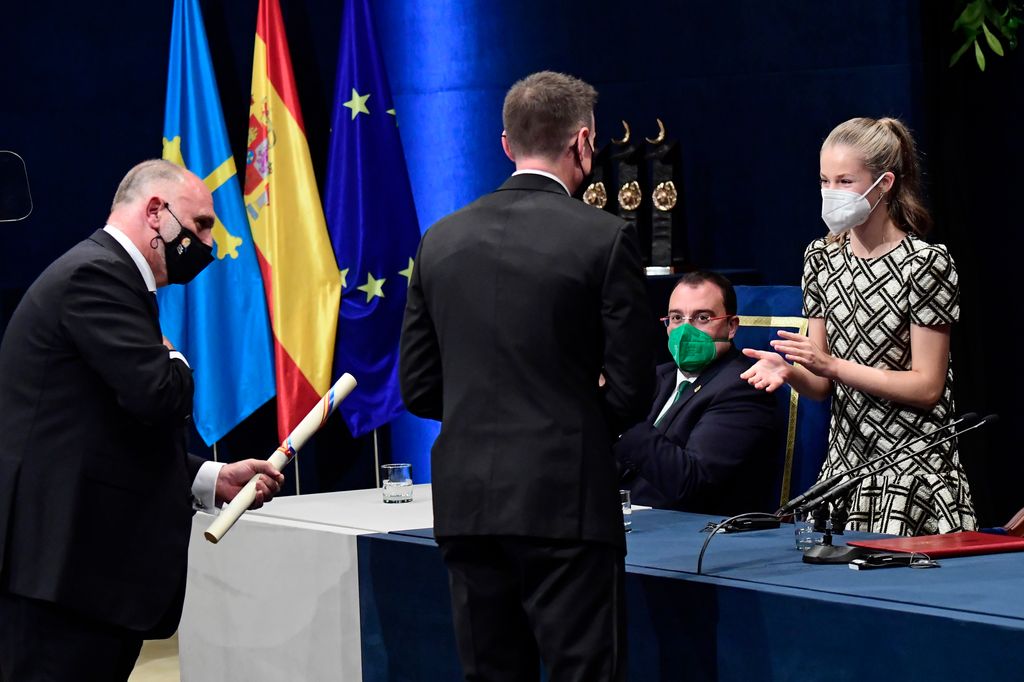 Plano medio del Chef José Andrés en los Premios Princesa de Asturias 2021