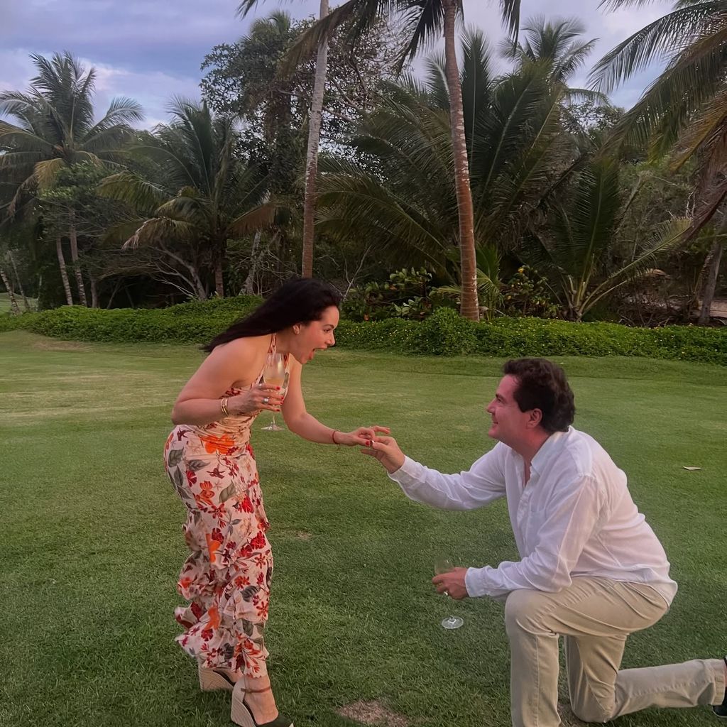 América Guinart y su esposo, Álvaro Favier