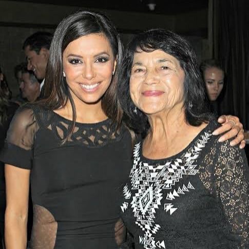 La actriz y Dolores Huerta, en uno de los eventos que coincidieron