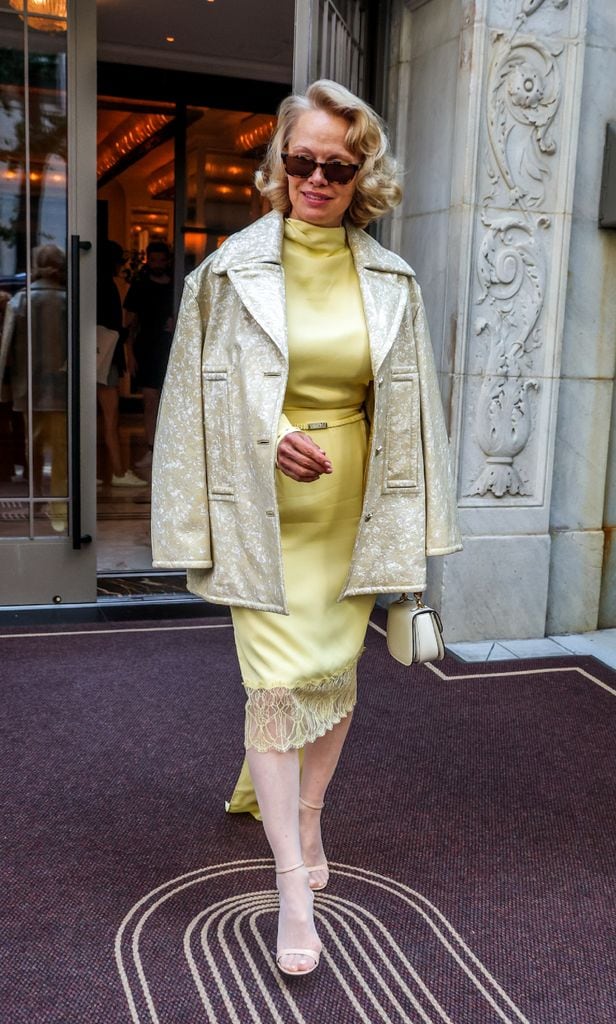 Pamela Anderson en la Gran Manzana. 