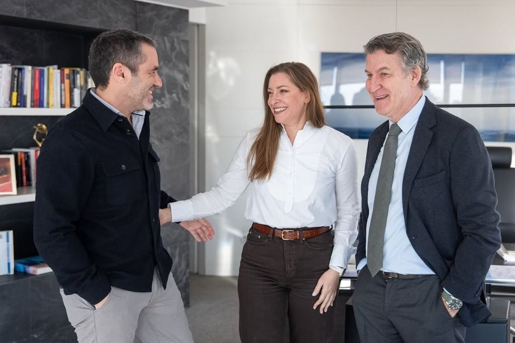 Borja Sémper y Alberto Nuñez Feijóo en Génova