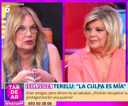 Terelu Campos y Belén Rodríguez en 'TardeAr'