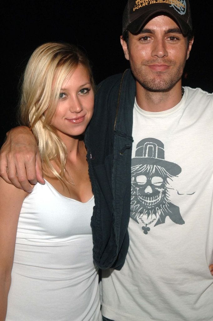 Enrique Iglesias y Anna Kournikova