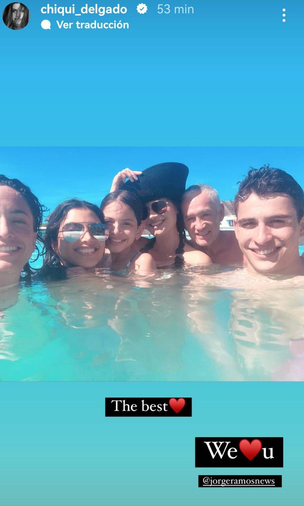 jorge ramos con sus hijos y las de chiqui