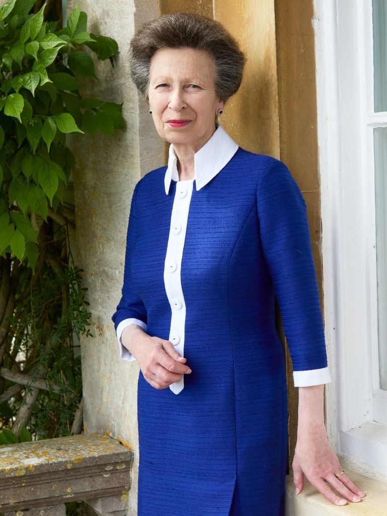 Previo al 75.º cumpleaños de la princesa Ana, en el Palacio de Buckingham