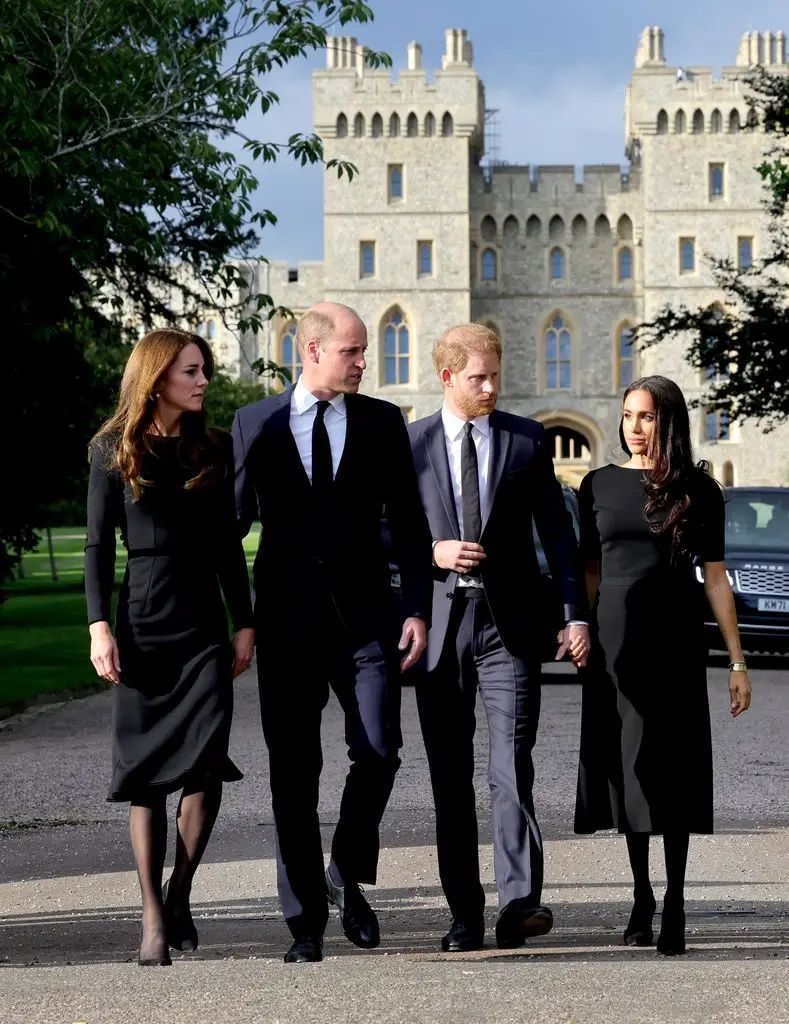 Los duques de Sussex y los duques de Gales fueron vistos juntos por última vez en el funeral de la difunta reina